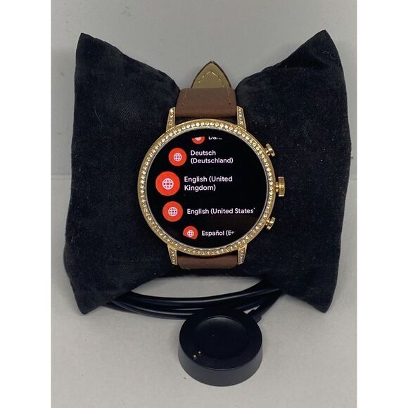 Fossil Gen 4 Authentic Digital Dial Smart Watch Custom Band FTW6011 AB426 - Picture 1 of 10